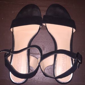 Black dress sandals size 7.5.